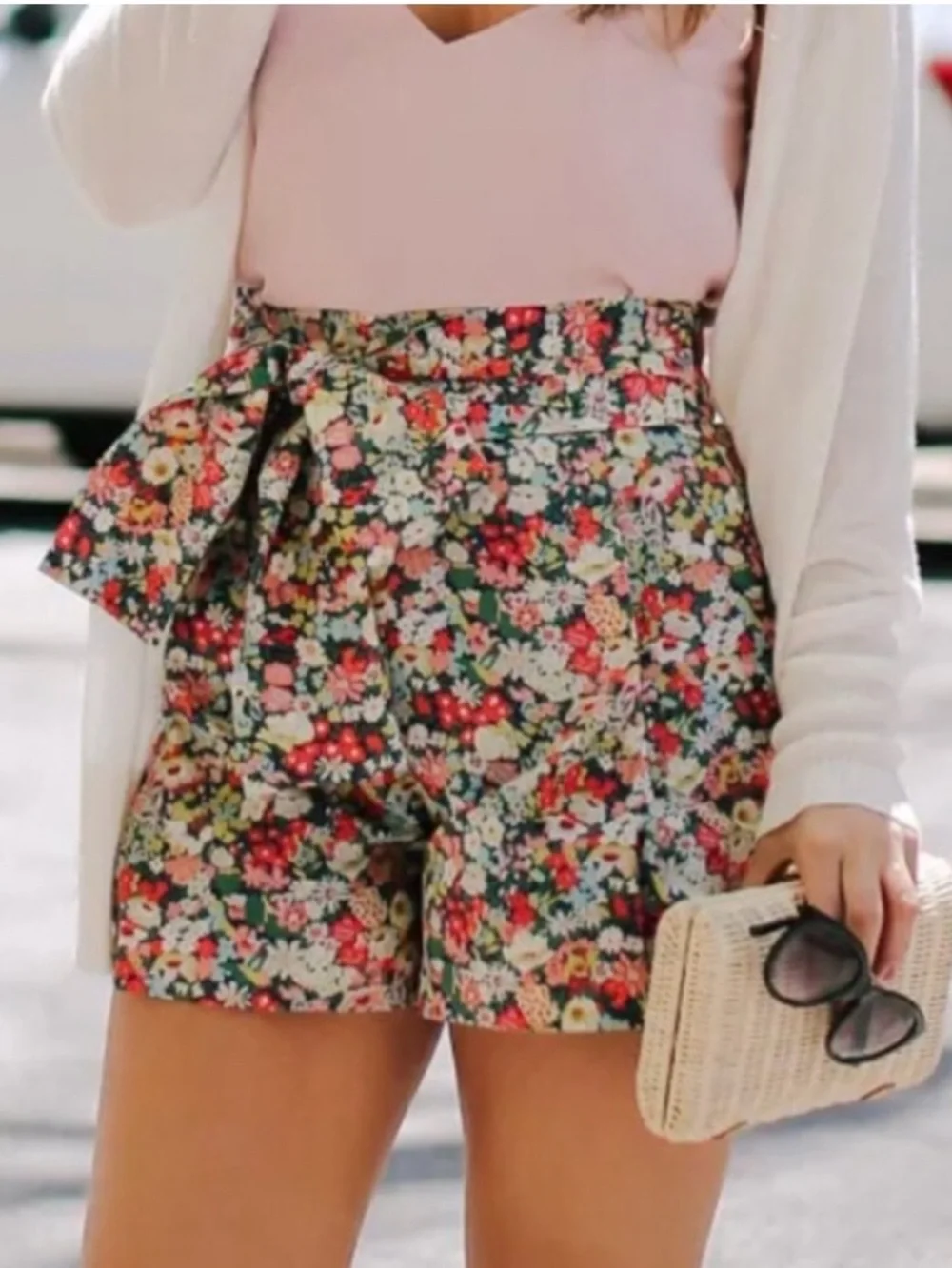 J. Crew x Liberty Tie-waist Short Thorpe Floral Women Romantic Preppy Sz 10 NWT